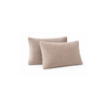 Beau Maison Taupe Set van 2 Sherpa Comfort Kussenslopen 60 x 70 cm