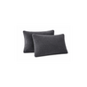 Beau Maison Grey Set van 2 Sherpa Comfort Kussenslopen 60 x 70 cm