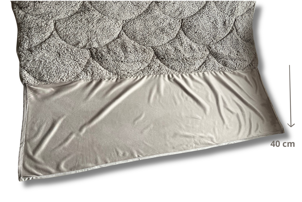 Beau Maison Velvet Sherpa Comfort Dekbed All Year – Luxe 2-in-1 Dekbed - Coffee Brown