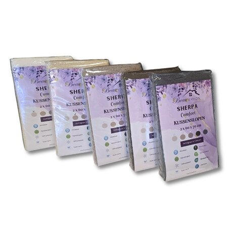 Beau Maison Set of 2 Cotton Pillowcases Taupe - Breathable, Anti-Allergic & OEKO-TEX Certified! - Copy - Copy - Copy - Copy - Copy