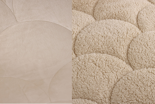 Beau Maison Velvet Sherpa Comfort Dekbed All Year – Luxe 2-in-1 Dekbed - Sand