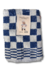 Küchentuch (3 Stück) Kariert Blau