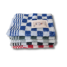 Beau Maison Cotton Kitchen Towel (set of 3) - Checkered Blue