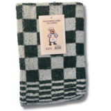 Beau Maison Keukendoek - Handdoek Geblokt Groen