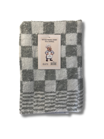 Beau Maison Katoenen Keuken Handdoek - Geblokt Grijs Beau Maison Katoenen Keuken Handdoek - Geblokt Grijs