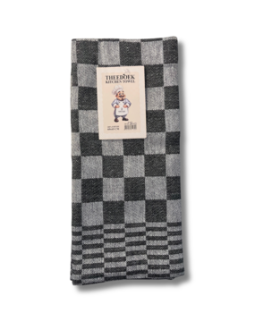 Beau Maison Tea Towel Checkered Black