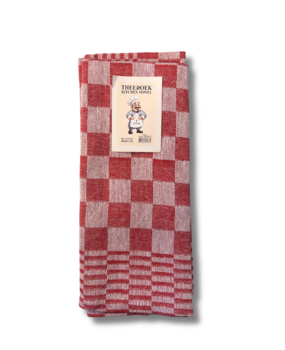 Beau Maison Kitchen towel Blocks Red