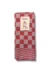 Theedoek Geblokt Rood