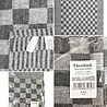 Beau Maison Kitchen Towel Checkered Black