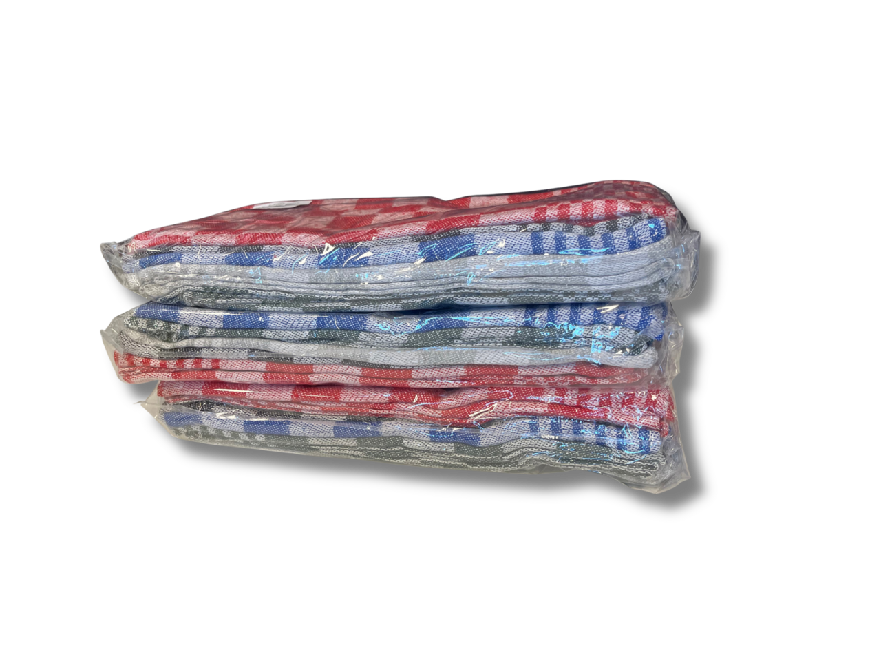 Beau Maison Checked Tea Towel Grey (set of 6)