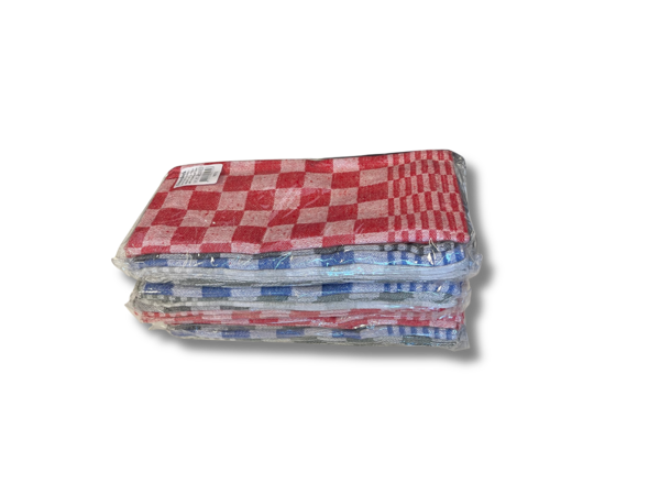 Stock Kariertes Geschirrtuch Grau (6er-Set)