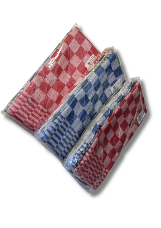 Beau Maison Checked Tea Towel Grey (set of 6)