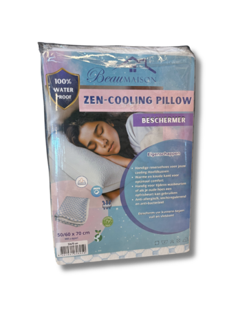 Beau Maison Zen Cool Molton Waterdichte Kussensloop 50/60 x 70 cm - Dubbel Geweven