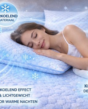 Beau Maison Zen Cool Molton 100% Waterdichte Kussensloop 50/60 x 70 cm - Dubbel Geweven