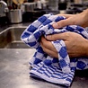 Beau Maison Cotton Kitchen Towel (set of 3) - Checkered Blue