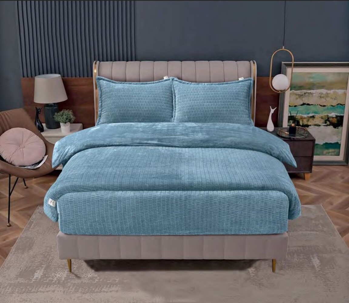 Beau Maison Sherpa Flanel Dekbed All Year – Luxe 2-in-1 Dekbed - Petrol Beau Maison Sherpa Flanel Dekbed All Year – Luxe 2-in-1 Dekbed - Petrol