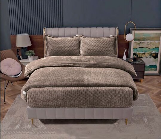 Beau Maison Sherpa Flanel Dekbed All Year – Luxe 2-in-1 Dekbed - Coffee Brown Beau Maison Sherpa Flanel Dekbed All Year – Luxe 2-in-1 Dekbed - Coffee Brown