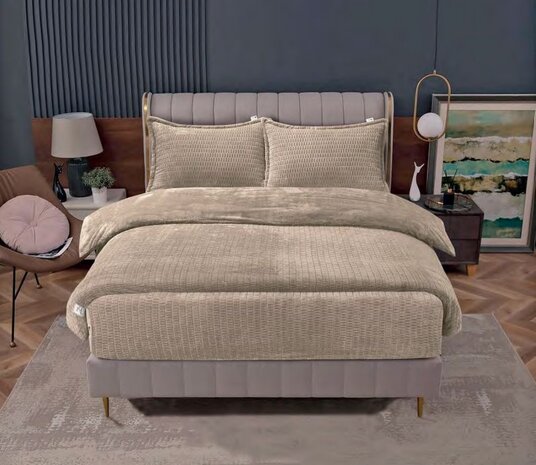 Beau Maison Sherpa Flanel Dekbed All Year – Luxe 2-in-1 Dekbed - Beige Beau Maison Sherpa Flanel Dekbed All Year – Luxe 2-in-1 Dekbed - Beige