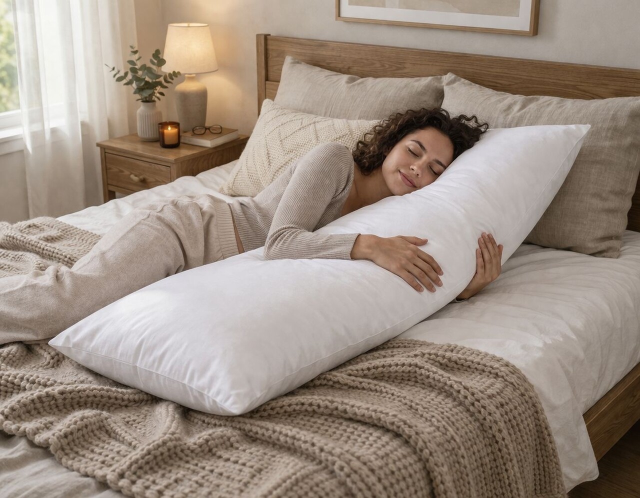 Beau Maison Ondersteunend Lichaamskussen - Body Pillow - Zijslaper Kussen