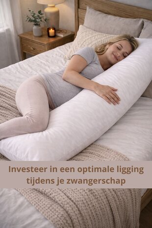 Beau Maison Supportive Body Pillow - Body Pillow - Side Sleeper Pillow