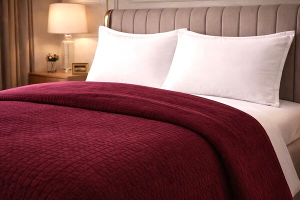 Beau Maison Sherpa Flanel Dekbed All Year – Luxe 2-in-1 Dekbed - Bordeaux Beau Maison Sherpa Flanel Dekbed All Year – Luxe 2-in-1 Dekbed - Bordeaux