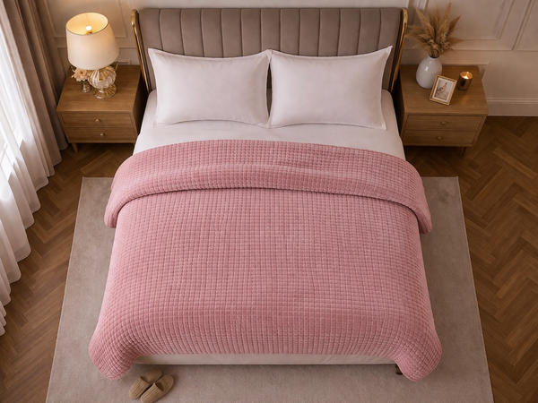 Beau Maison Sherpa Flanel Dekbed All Year – Luxe 2-in-1 Dekbed - Dark Pink Beau Maison Sherpa Flanel Dekbed All Year – Luxe 2-in-1 Dekbed - Dark Pink