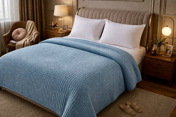 Beau Maison Sherpa Flanel Dekbed All Year – Luxe 2-in-1 Dekbed - Petrol Beau Maison Sherpa Flanel Dekbed All Year – Luxe 2-in-1 Dekbed - Petrol