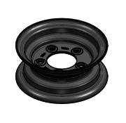 VLUKON Wheel rim: 3.00DX8 | 80/115/5 |Studhole Ø15 |Red