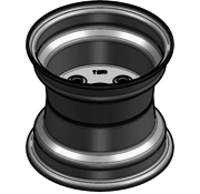 VLUKON Wheel rim: 7.00AX8 | 60/100/4 |Studhole Ø13,5 |Grey