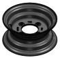 3.00 mm thick one piece welded RIM, diameter: 9 inch, width: 4.00 inch, pcd: 115mm & center bore: 85mm l 4 Raised bolt holes