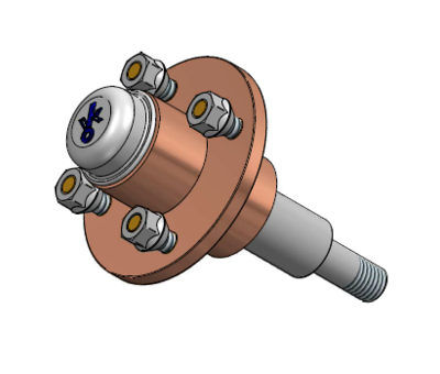 VLUKON 1.75 mm thick one piece welded RIM, diameter: 8 inch, width: 2.50 inch, pcd: 100mm & center bore: 60mm l 4 Raised bolt holes