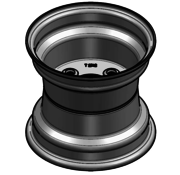 VLUKON Wheel rim: 7.00AX8 | 67/101,6/4 |Studhole Ø12,5 |Grey Aluminium