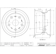 VLUKON Wheel rim: 6.00X10 | 62/140/5 |Studhole Ø14,5 |Grey Aluminium