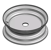 VLUKON Wheel rim: 2.50AX8 |fitting length: mm | Alxe hole mm |Red