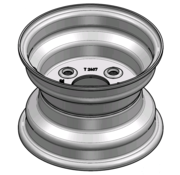 VLUKON Wheel rim: 5.50AX8 | 60/100/4 |Studhole Ø13,5 |Red