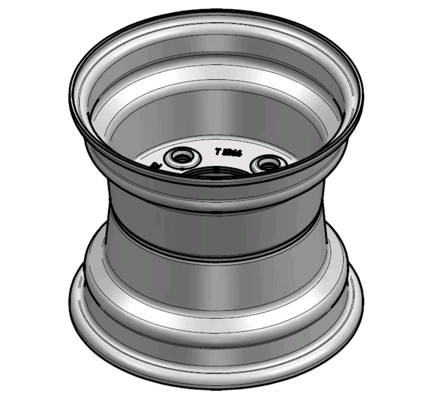 2.50 mm thick one piece welded RIM, diameter: 8 inch, width: 7.00 inch, pcd: 114,3mm & center bore: 79,5mm l 5 Raised bolt holes