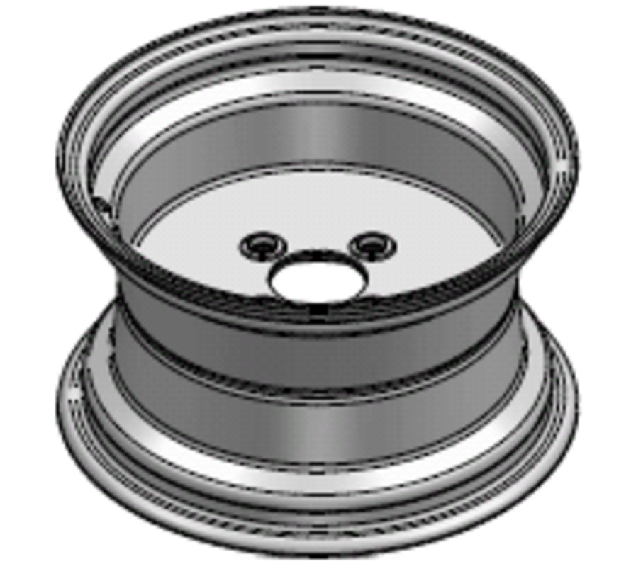 3.00 mm thick one piece welded RIM, diameter: 12 inch, width: 7.00 inch, pcd: 100mm & center bore: 63,5mm l 4 Raised bolt holes