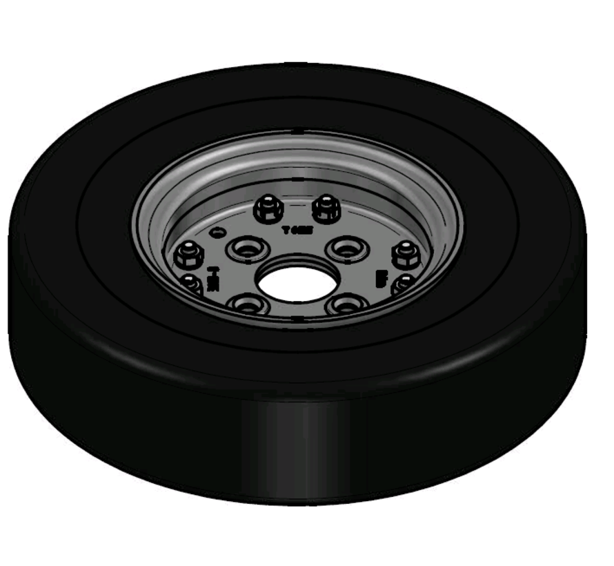 5.00 mm thick two piece divided rim | diameter: 8 inch | width: 3.00 inch | pcd: 100mm & center bore: 60mm l 4 Raised bolt holes