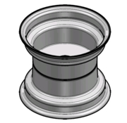 VLUKON Wheel rim: 8.50IX10 |fitting length: mm | Alxe hole mm |Blank