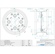 VLUKON Wheel rim: 4.00E-9 | 85/130/4 |Studhole Ø18,5 |Grey Aluminium