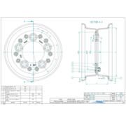 VLUKON Wheel rim: 4.00E-9 | 102/140/5 |Studhole Ø18,5 |Blank