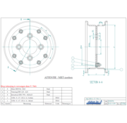 VLUKON Wheel rim: 3.00D-8 | 67/101,6/4 |Studhole Ø12,5 |Grey Aluminium