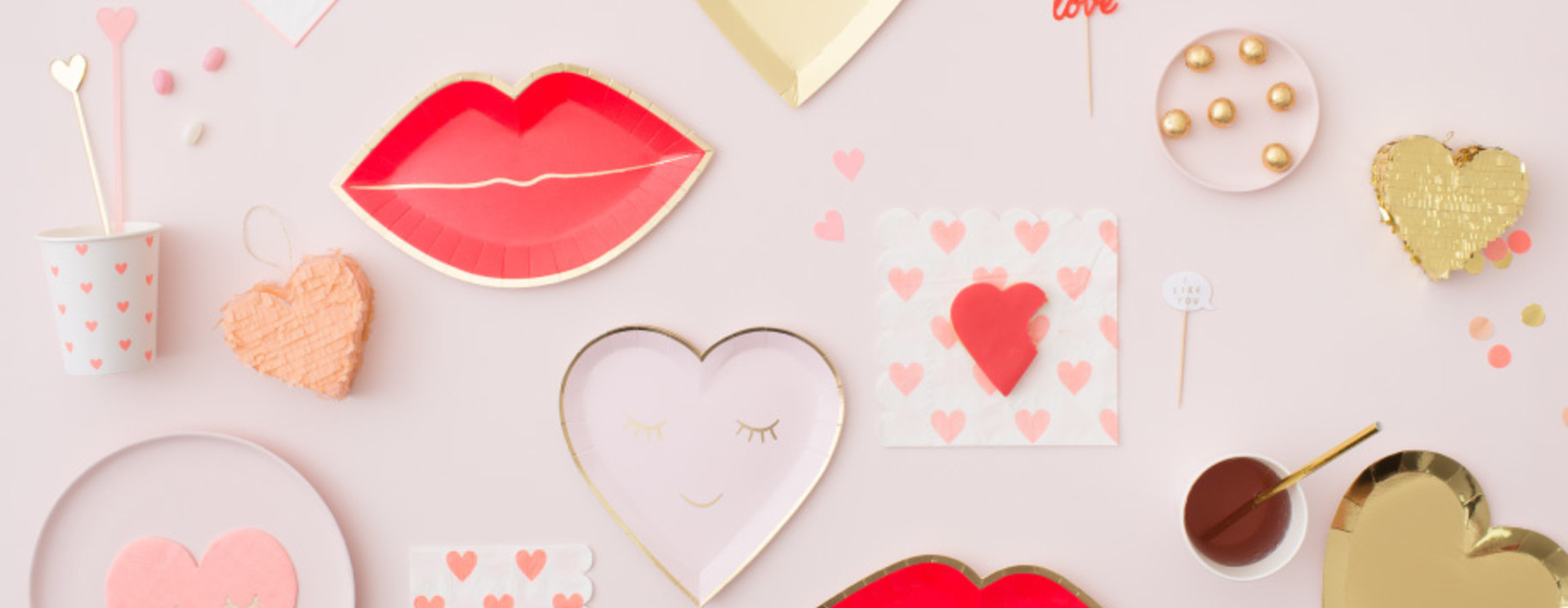 Valentijns versiering en Valentijn hartjes voor de mooiste Valentijnsdag