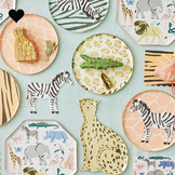 Borden Safari Animal (8st) Meri Meri