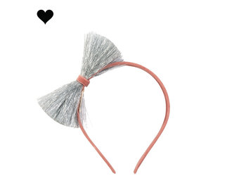 Diadeem zilver strik Meri Meri