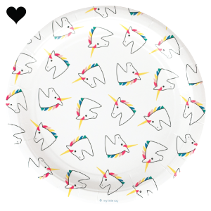 Unicorn bordjes (8st) My Little Day