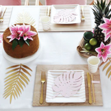 Papieren bordjes tropical breeze (8st) Delight Department