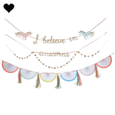 Unicorn Party slinger (4st) Meri Meri