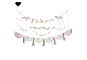 Unicorn Party slinger (4st) Meri Meri