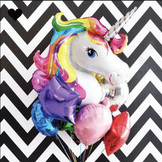 Unicorn folieballon (83 cm)